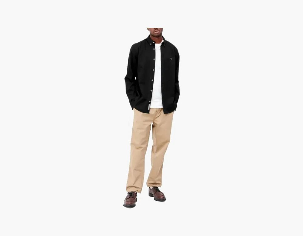 Carhartt WIP Madison Oxford Shirt Black