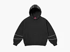 Supreme Paneled Hooded Sweatshirt Black
