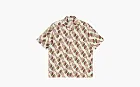 GUCCI X The North Face Web Silk Shirt Brown