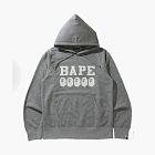 A Bathing Ape Multi Ape Head Pullover Hoodie Grey