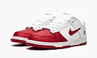 Nike SB Dunk Low Supreme - Jewel Swoosh Red / White