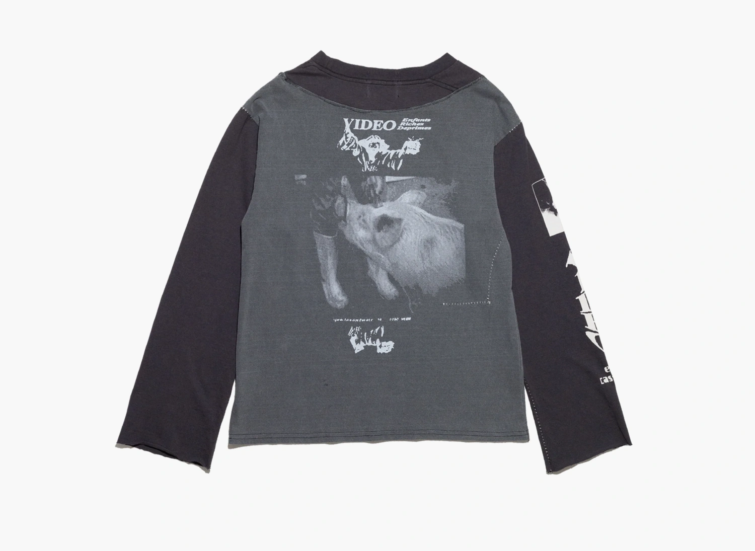 Enfants Riches Déprimés Benny's Video Assemblage Long-Sleeve T-Shirt Faded Black 