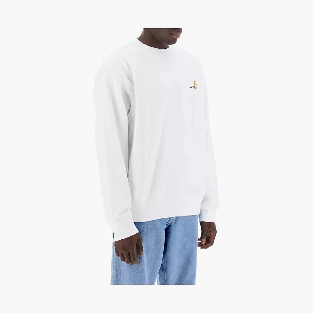 Carhartt WIP American Script Sweatshirt White