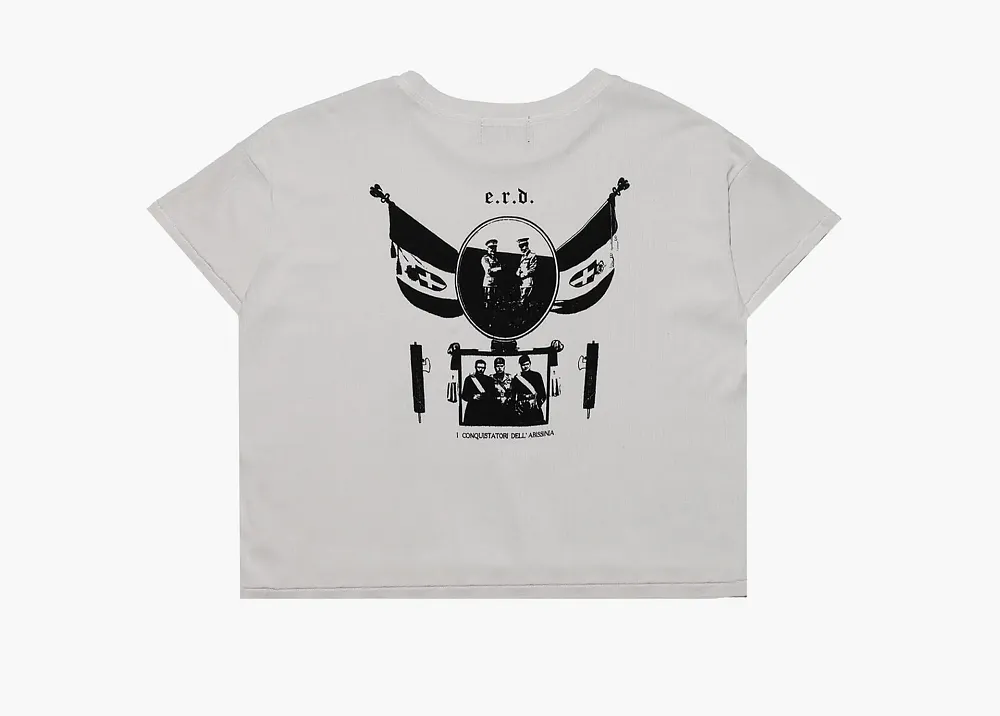 Enfants Riches Déprimés Tabac Rat Mesh Shirt Faded White