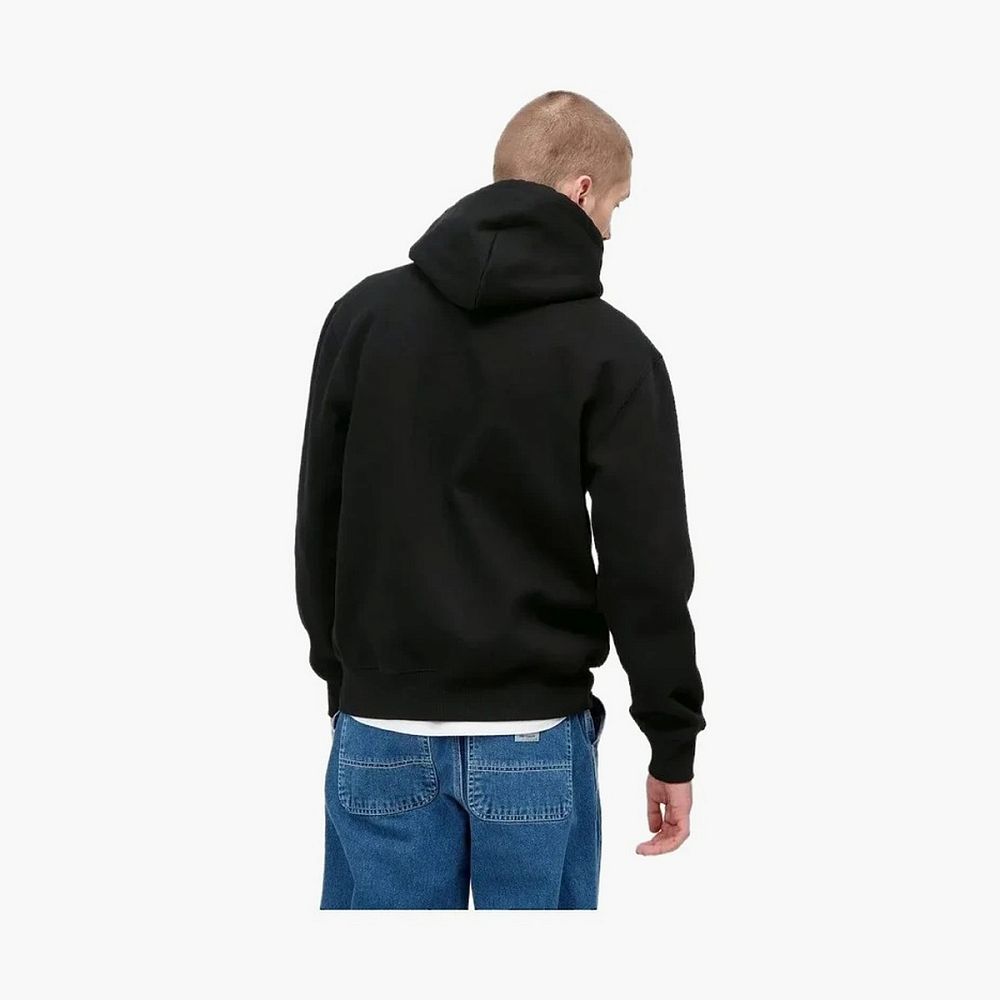 Carhartt WIP Hooded Sweatshirt Black Tonal Logo