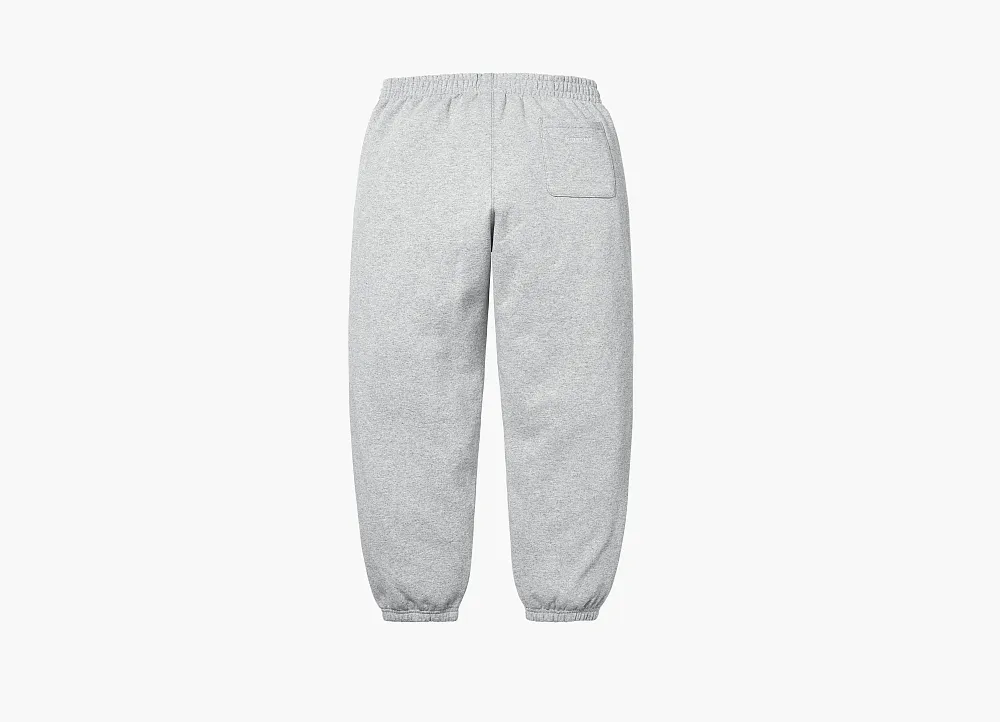 Supreme S Logo Sweatpant  Heather Grey