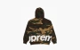 Supreme Big Logo Zip Up Hooded Sweatshirt Woodland Camo 
