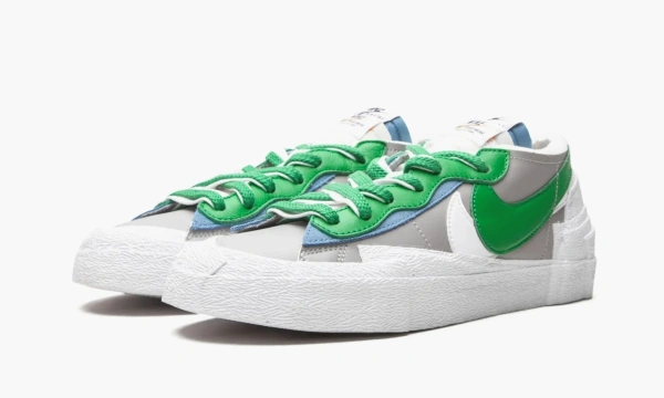 Nike Sacai Blazer Low Medium Grey Classic Green 