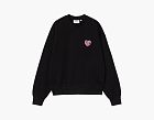 Carhartt WIP Productions Heart Sweatshirt Black Pink