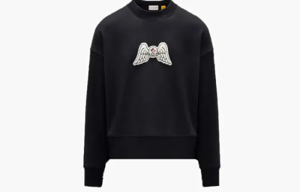Moncler x Palm Angels Wings Sweatshirt Black 