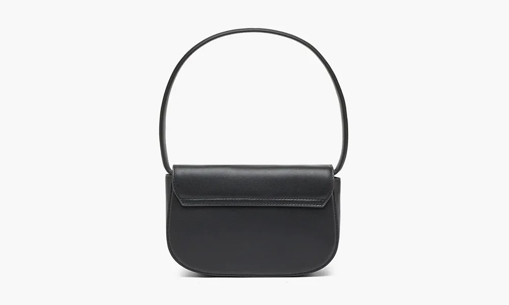 Diesel 1DR Shoulder Bag Nappa Leather Black