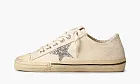 Golden Goose V-Star WMNS Beige Silver Glitter