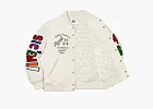 Supreme x WTAPS Varsity Jacket White