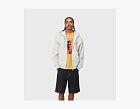 Carhartt WIP Hooded American Script Zip Jacket Grey