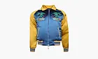 RHUDE Palm Eagles Souvenier Jacket Navy / Mustard Yellow