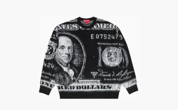 Supreme Money Sweater Black 