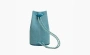 HERMES Canvas Clutch Canvas Bag Blue 