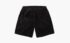 Supreme Patchwork Velour Short  Black