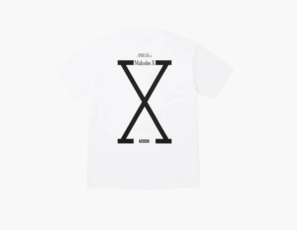 Supreme x 40 Acres Malcolm X Tee White  Supreme x 40 Acres Malcolm X Tee White