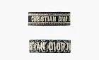 Dior Cotton Woven Wristbands Sea Blue