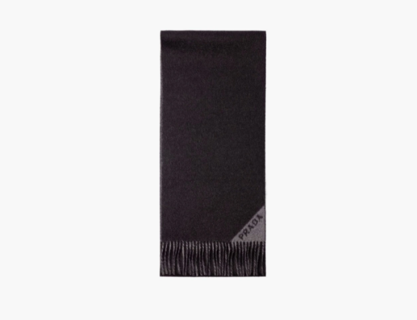 Prada Double Сashmere Scarf Slate/Anthracite 