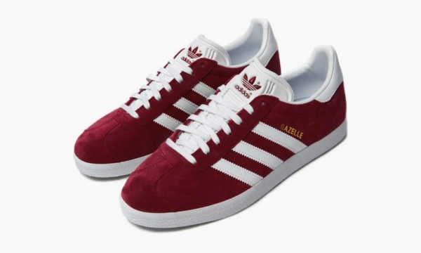 Adidas Gazelle Collegiate Burgundy White 