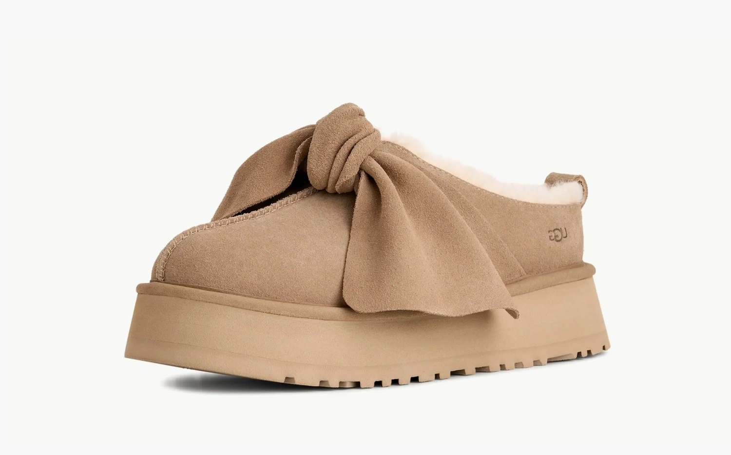 UGG Platform Slip-On Bow Slipper WMNS Sand 