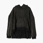 ARNODEFRANCE Broken Loop Hoodie Brown
