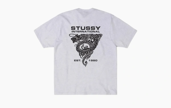 Stussy Dragon Tee Ash Heather 