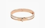 HERMES Mini Clic Kelly bracelet Rose Gold 