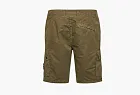 Stone Island Brushed Cotton Canvas Cargo Shorts Military Green