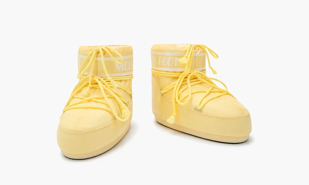 Moon Boot Icon Low Nylon Yellow