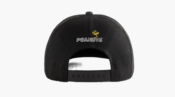 Kith For Peanuts 75 Nolan Poly Foam Trucker With Suede Brim Black 