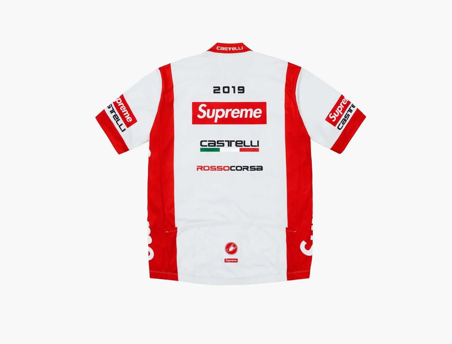 Supreme x Castelli  Cycling Jersey White 