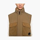 C.P. Company GD Shell Gilet Brown