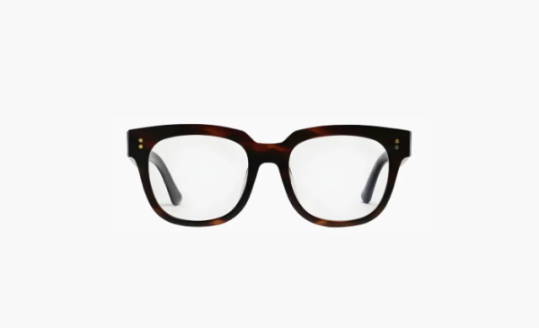 Gentle Monster Acetate Square Eyeglass Frames Unisex Dark Umber 