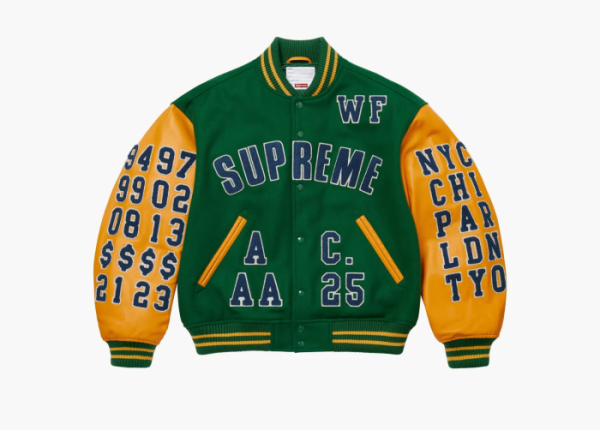 Supreme Praises Varsity Jacket Green 