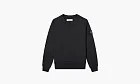 Stone Island Garment Dyed Crew Neck Sweat Black