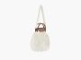 Longchamp Le Pliage Filet Top Handle Bag Ecru 