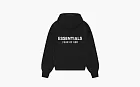 Fear of God Essentials Classic Full Zip-Up Hoodie Jet Black