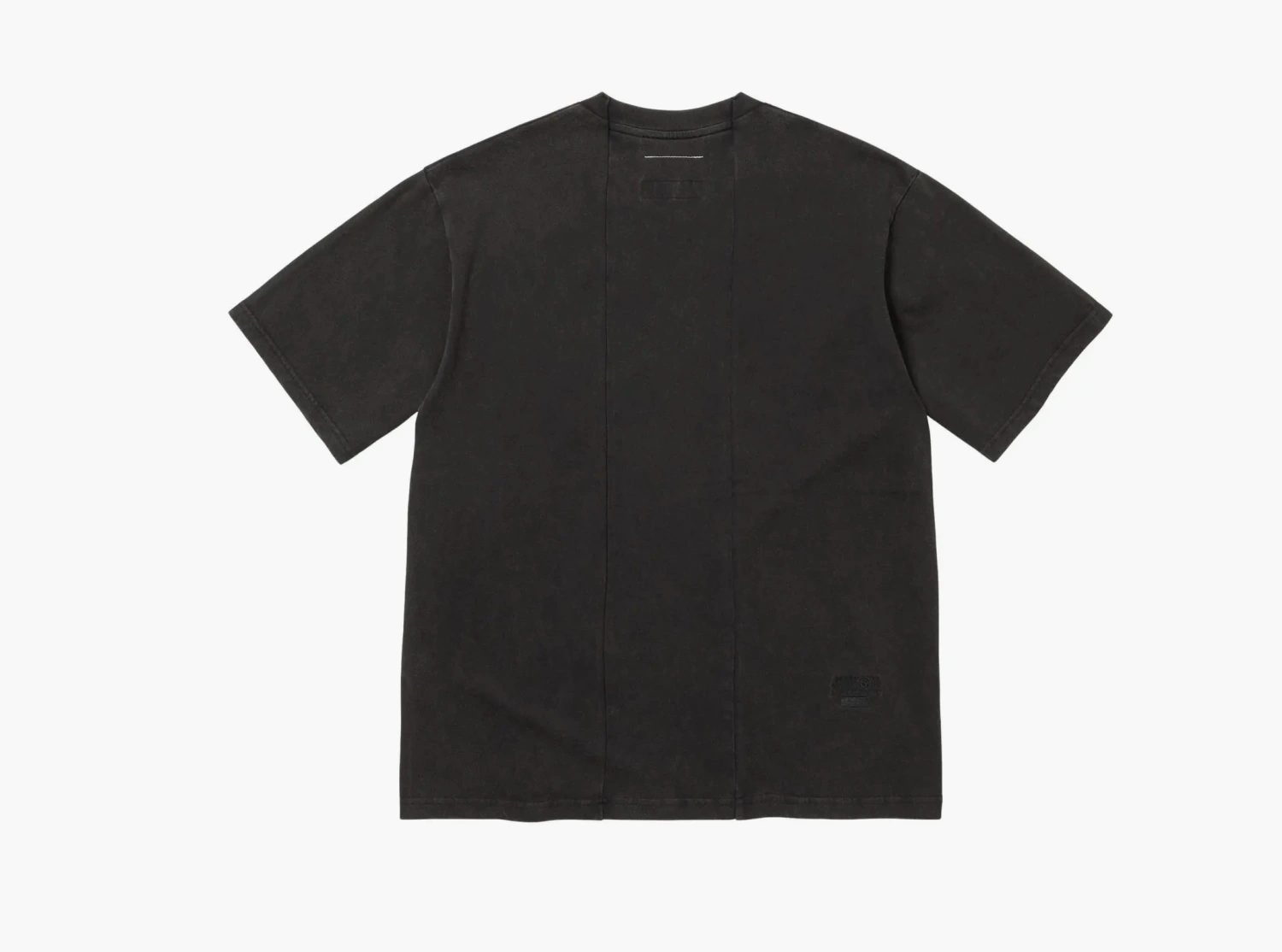Supreme x MM6 Maison Margiela Split Short-Sleeve Top Black 