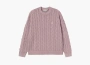 Carhartt WIP Carter Sweater Pink / Garment Dyed 