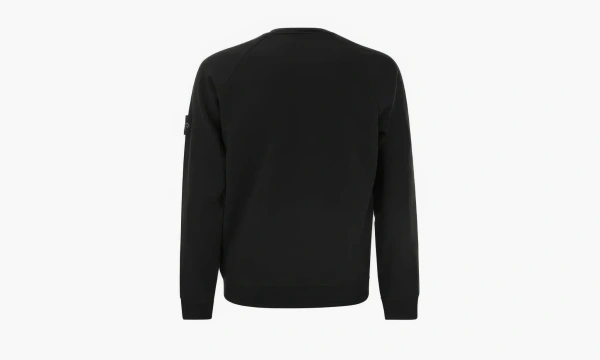 Stone Island Cotton Crew-neck Sweatshirt Black  Stone Island Cotton Crew-neck Sweatshirt Black