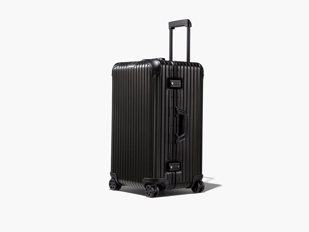 Rimowa Original Trunk Large Aluminum Suitcase Black (90 L)