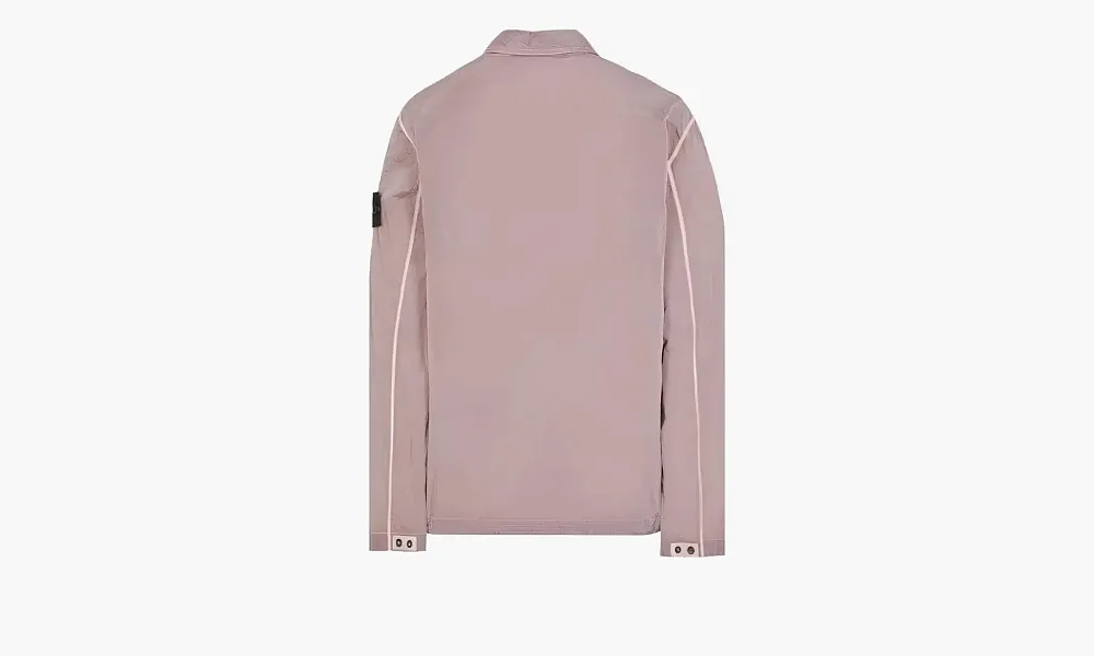 Stone Island Zip Shirt Jacket Pink
