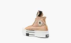 Rick Owens x DRKSHDW DBL DRKSTAR Chuck 70 High Washed Canvas Pack - Blonde