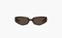 Gentle Monster Acetate Jewelry Cat Eye Sunglasses Unisex Black 