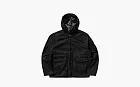 C.P. Company Knitted Nylon Jersey Explorer Jacket in Black