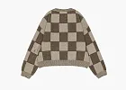 Enfants Riches Déprimés Check Crewneck Sweater Brown/Blue/Red