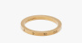 Maison Margiela Numerical Semi-Polished Gold Ring 